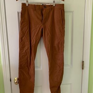 Mens j crew chestnut skinny pants